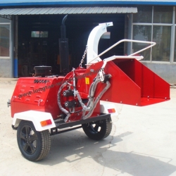 CE approved popular 40hp diesel engine wood chipper with ce
