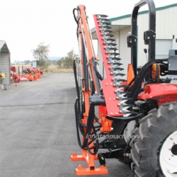 tractor 3pl brush mower with hydraulic lifting CE approved