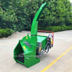 CE approved tractor pto drive hydraulic feed wood chipper BX72R to chip wood and branches