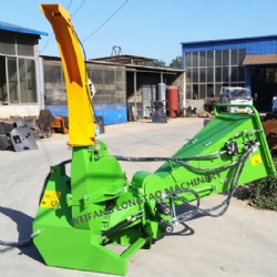 Best Quality Double Rollers 6 Inch Wood Chipper Direct Drive With Hydraulic Feeding