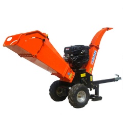 Factory supply 15hp gasoline engine wood chipper with electric start