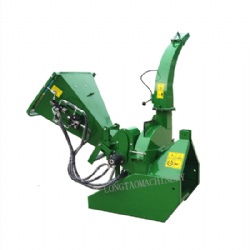 8 inch hydraulic feed wood chipper shredder with own tank and pump CE approved