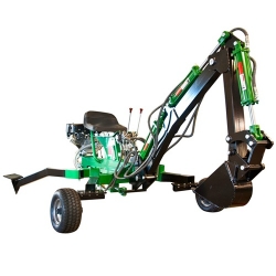 9HP MOBILE BACKHOE WITH CE APPROVED