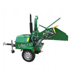 New Type 22hp Mobile Wood Chipper Drum Wood Chipper With Diesel Engine