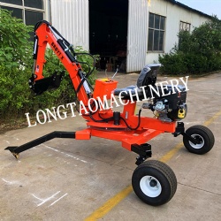 360 degree mini excavator bagger with honda engine mini digger for sale