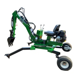 ATV towable 360 degree rotation backhoe excavator bagger digger for sale