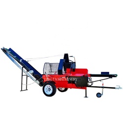Professional 20Ton hydraulic infeed Wood Processor Firewood Processor with CE